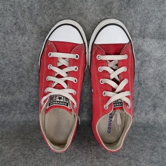 Converse Shoes Kids 3 Sneaker Chuck Taylor All Star Low Classic Red Canvas Youth - Picture 6 of 12